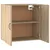 Produktbild 8 för Väggskåp sonoma-ek 60x31x60 cm konstruerat trä
