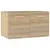Produktbild 2 för Väggskåp sonoma-ek 60x36,5x35 cm konstruerat trä