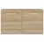 Produktbild 5 för Väggskåp sonoma-ek 60x36,5x35 cm konstruerat trä