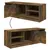 Produktbild 8 för Tv-bänk rökfärgad ek 102x35,5x36,5 cm konstruerat trä