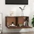 Produktbild 3 för TV-bänk brun ek 80x35x36,5 cm konstruerat trä