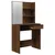 Produktbild 5 för Sminkbord set brun ek 74,5x40x141 cm