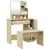 Produktbild 4 för Sminkbord set sonoma-ek 86,5x35x136 cm