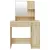 Produktbild 6 för Sminkbord set sonoma-ek 86,5x35x136 cm