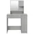 Produktbild 6 för Sminkbord set betonggrå 86,5x35x136 cm