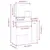 Produktbild 9 för Sminkbord set vit högglans 86,5x35x136 cm