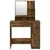 Produktbild 6 för Sminkbord set rökfärgad ek 86,5x35x136 cm