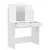 Produktbild 5 för Sminkbord set vit 96x40x142 cm