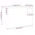 Produktbild 10 för Sminkbord set vit 96x40x142 cm