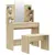 Produktbild 3 för Sminkbord set sonoma 96x40x142 cm