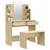 Produktbild 4 för Sminkbord set sonoma 96x40x142 cm