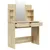 Produktbild 5 för Sminkbord set sonoma 96x40x142 cm