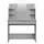 Sminkbord set grå sonoma 96x40x142 cm