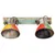 Produktbild 3 för Industriell vägglampa flerfärgad 45x25 cm E27