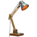 Skrivbordslampa industriell Flerfärgad rund 23x18x95 cm E27