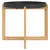 Produktbild 4 för Soffbord svart 53x53x43,5cm cm konstruerat trä&massiv furu