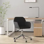 Snurrbar kontorsstol svart tyg