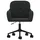 Snurrbar kontorsstol svart sammet