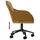 Snurrbar kontorsstol brun sammet
