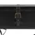 Produktbild 6 för Soffbord med hjul svart 110x52x43 cm konstruerat trä 