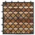Produktbild 4 för Trall 20 st vit 30x30 cm massivt akaciaträ