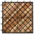 Produktbild 4 för Trall 20 st brun 30x30 cm massivt akaciaträ