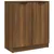 Produktbild 3 för Skänkar 2 st brun ek 60x30x70 cm konstruerat trä