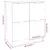 Produktbild 7 för Skänkar 2 st sonoma-ek 60x30x70 cm konstruerat trä