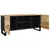 Produktbild 8 för Tv-bänk 105x33x46 cm massivt mangoträ