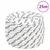 Produktbild 6 för Båtlina flätad vit 14 mm x 25 m polyester