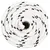 Produktbild 2 för Båtlina flätad vit 18 mm x 25 m polyester