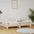 Produktbild 4 för Utdragbar dagbädd 2x(80x200) cm massiv furu