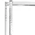 Produktbild 7 för Däckställ 2 hyllplan silver 110x40x110 cm stål