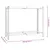 Produktbild 8 för Däckställ 2 hyllplan silver 110x40x110 cm stål