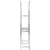 Produktbild 5 för Däckställ 3 hyllplan silver 110x40x200 cm stål