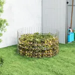 Kompost Ø100x50 cm galvaniserat stål