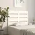 Produktbild 3 för Sänggavel vit 90x3x80 cm massiv furu