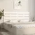 Produktbild 3 för Sänggavel vit 140x3x80 cm massiv furu