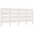 Produktbild 2 för Sänggavel vit 150x3x80 cm massiv furu