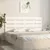 Produktbild 3 för Sänggavel vit 160x3x80 cm massiv furu