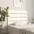 Produktbild 4 för Sänggavel vit 75x3x80 cm massiv furu