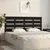 Produktbild 4 för Sänggavel svart 135x3x80 cm massiv furu