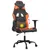 Produktbild 7 för Gamingstol med massage svart och orange konstläder
