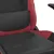 Produktbild 8 för Gamingstol med massage svart och vinröd konstläder
