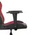 Produktbild 10 för Gamingstol med massage svart och vinröd konstläder