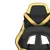 Produktbild 11 för Gamingstol med massage svart och guld konstläder