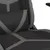 Produktbild 8 för Gamingstol med massage svart och grå konstläder