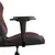 Produktbild 10 för Gamingstol med massage svart och vinröd konstläder