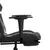 Produktbild 11 för Gamingstol med massage och fotstöd svart och vit konstläder