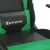 Produktbild 11 för Gamingstol med massage svart och grön konstläder